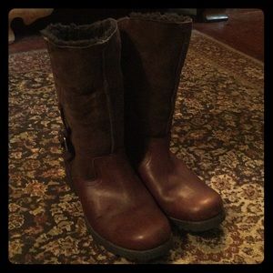 Brown riding boots from ugg